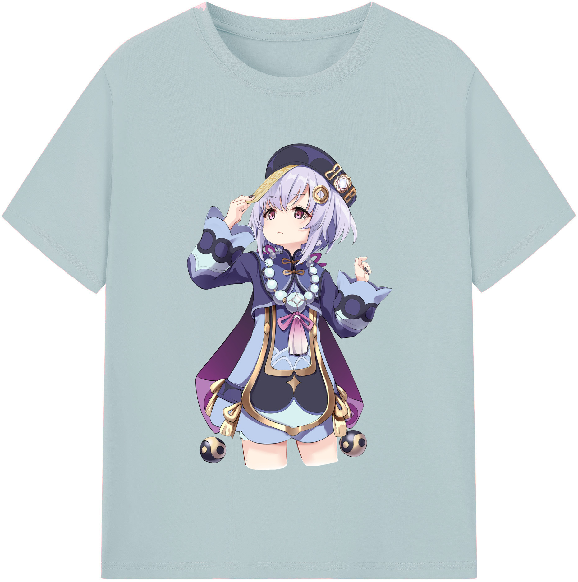げんし神 七七 なな  genshin Nana 綿100％半袖Tシャツ（フロントプリント）